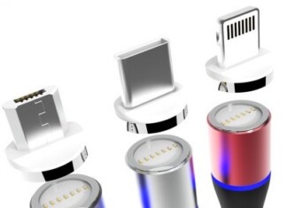 마그네틱 자석 고속충전 케이블 사용기